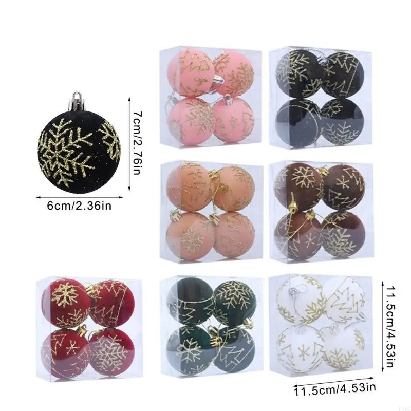 Christmas Baubles Hanging Decorations Tree Wreath Mantels Window