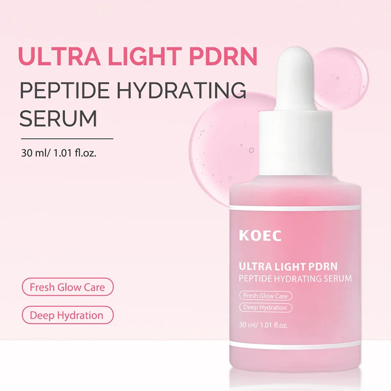 PDRN Salmon DNA Pink Peptide Serum – Brighten & Hydrate Facial Serum Essence Zpaxo