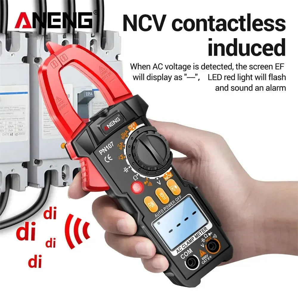 ANENG PN107 Aoto Digital Clamp Meter True RMS 4000 Count Electrical