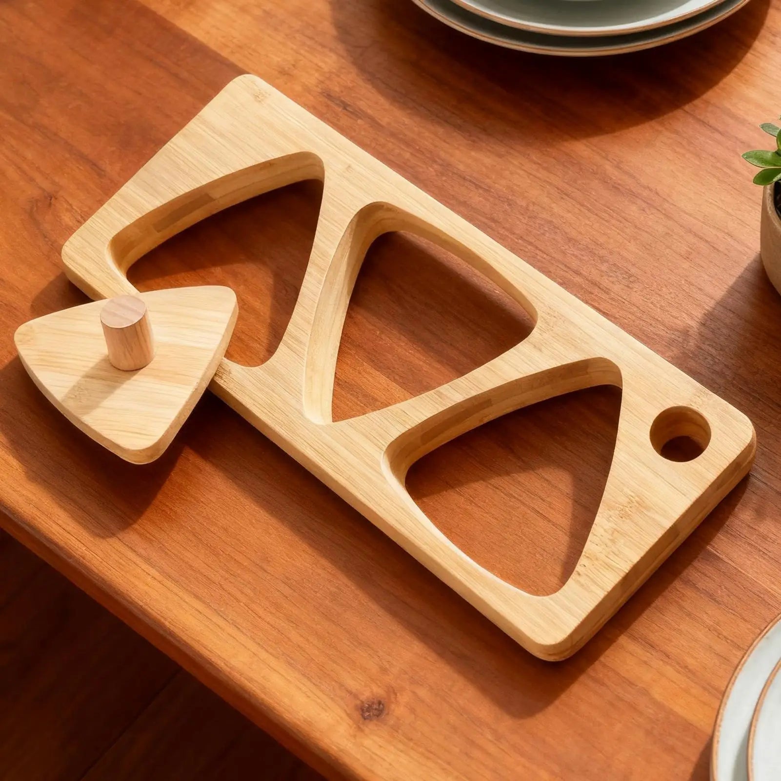 Riceball Mold Classic Wooden Non Stick Sushi Press Triangular Rice Ball Sushi Mold for Home Picnic Lunch DIY Meal Prep Zpaxo