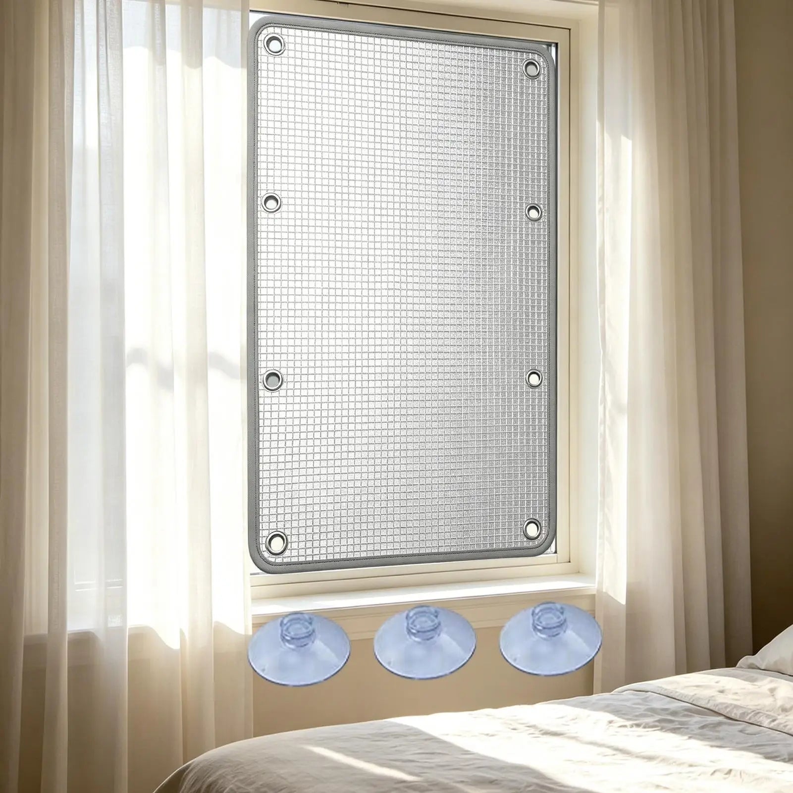 Window Glass Shading Film Sun Shade Protector Pad Room Office Sunshine Room Insulation Film Anti UV Sunshade Aluminum Foil Zpaxo 27.5x40in China Mainland