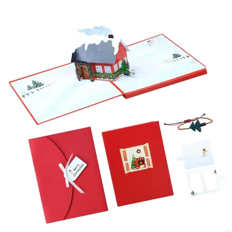 Glowing Christmas Card LED Light Handmade Greeting Kid