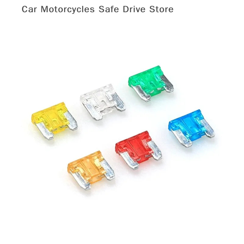 CM24pcs Car Fuses 5A 10A 15A 20A Low Profile Micro Mini Blade Truck