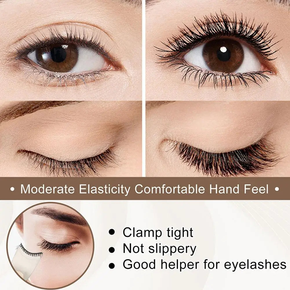 Plastic Eyelash Curler & False Eyelash Applicator Tweezer Eyelash Applicator Tool Zpaxo