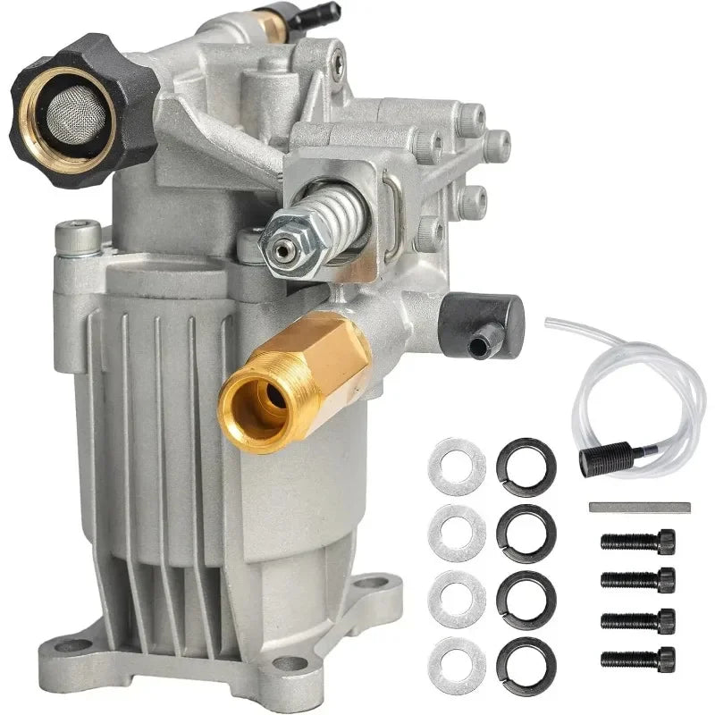3400 PSI 2.5 GPM Pressure Washer Pump Replacement – 3/4" Shaft