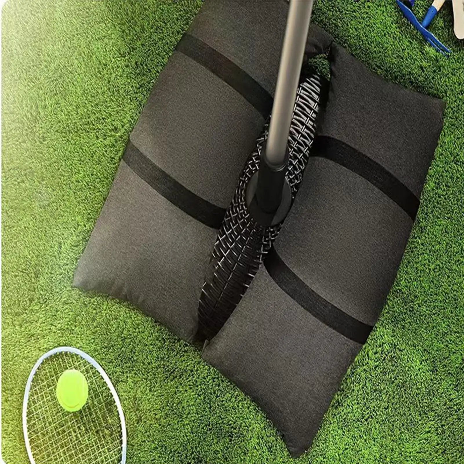 Umbrella Base Weight Bag 2 Pieces Windproof Fillable Saddlebag Heavy Duty Sandbag for Outdoor Furniture for Outdoor Patio Sports Zpaxo