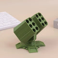 Military-style Anti Aircraft Gun Pen Holder Olive Green
