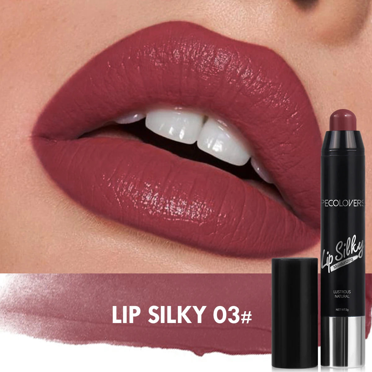 Brighten Lip Lipstick Moisturizing Water Light Solid Lip Gloss Glass Tea Russet Lip Glaze Tint Makeup Cosmetics Beauty Zpaxo 03