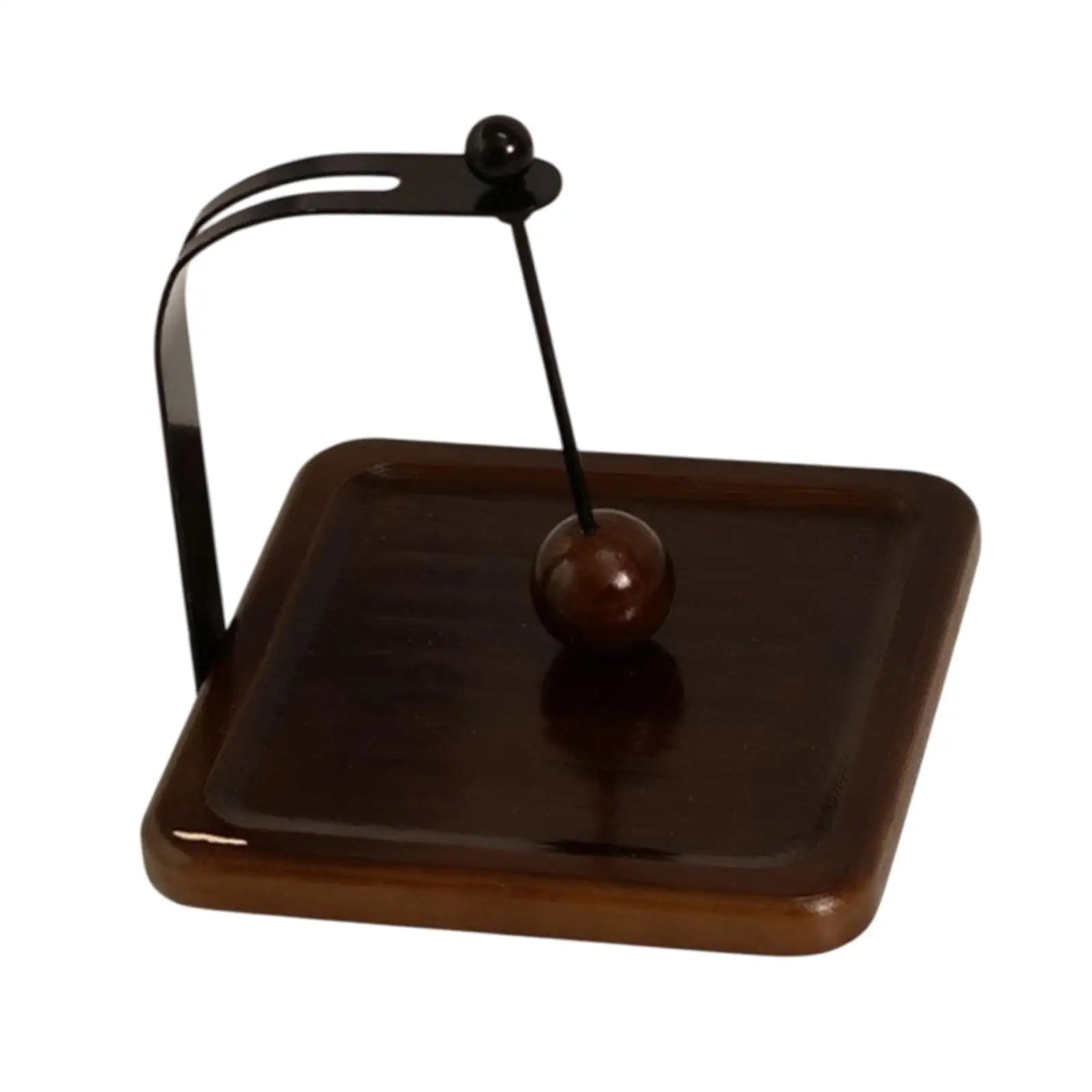 Wood & Steel Napkin Holder – Café Tabletop Tissue Rack Napkin Holder Zpaxo B