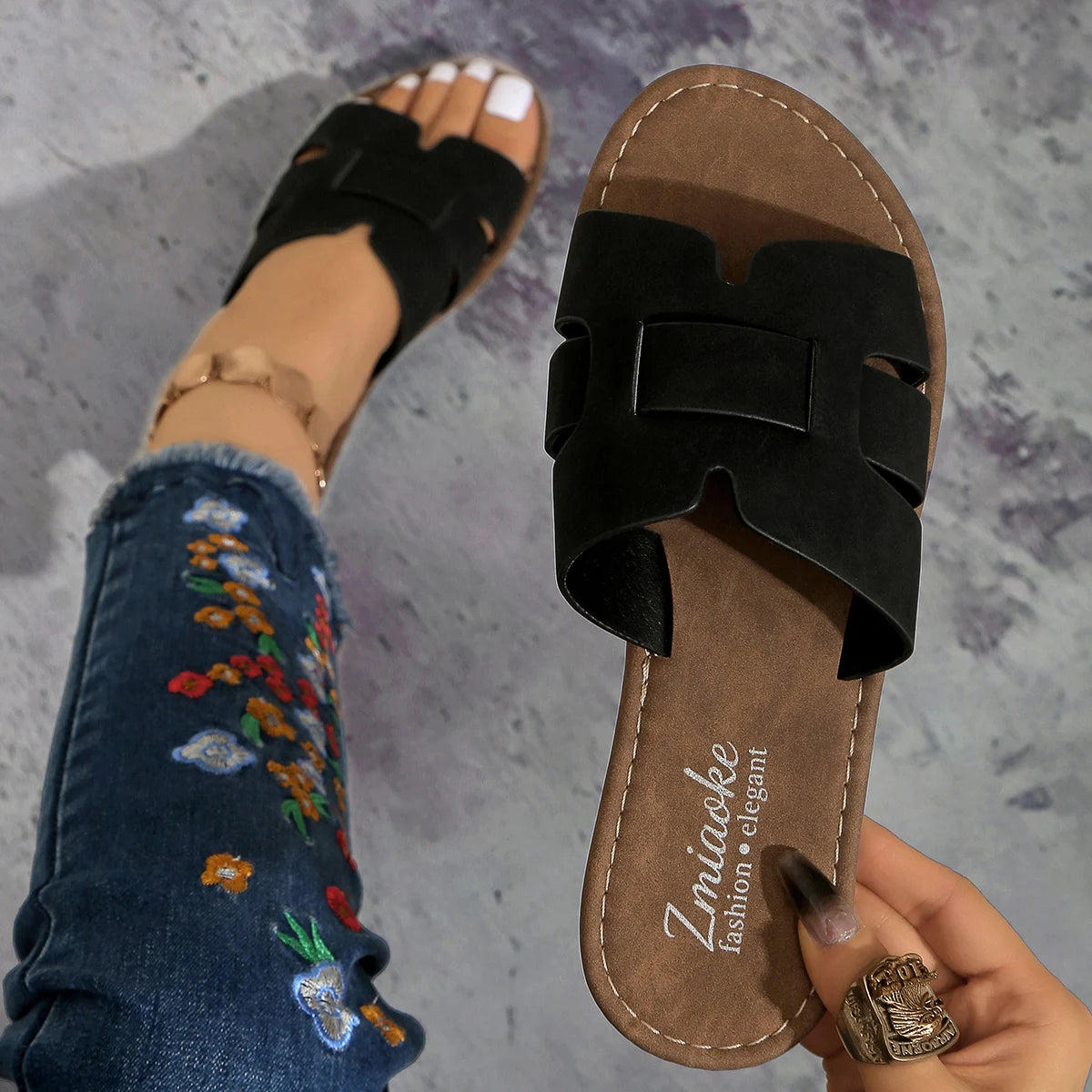 Summer Women Casual Anti-slip Slippers Comfortable Outdoor Sandals