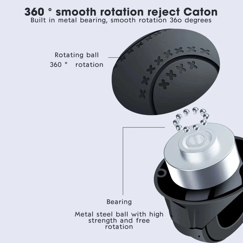 360° Steering Wheel Spinner Knob – Metal Bearing Power Ball Steering Wheel Spinner Zpaxo