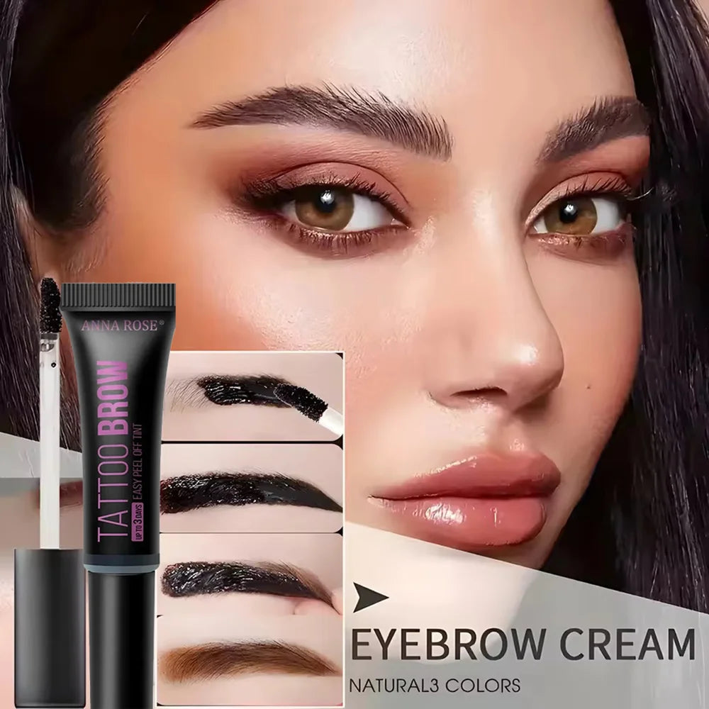 Eyebrow tattoo, peelable dye for eyebrow application, waterproof eyebrow dye, eyebrow-enhancing gel makeup, beauty tools Zpaxo