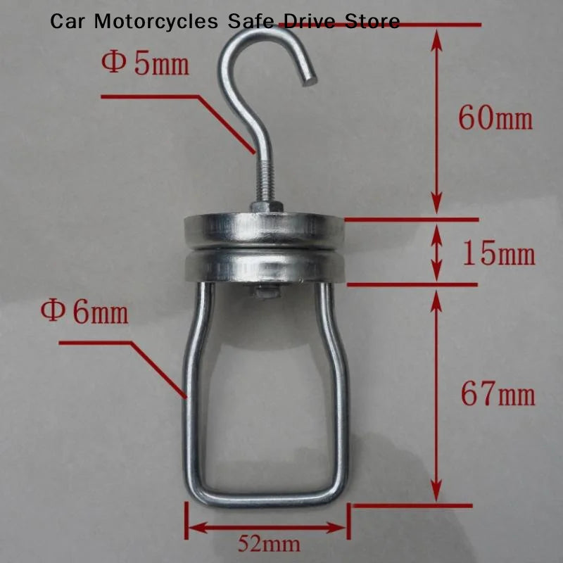 CM1PC Steel Heavy Duty Rotating Spinner Hook Painting Powder Coating