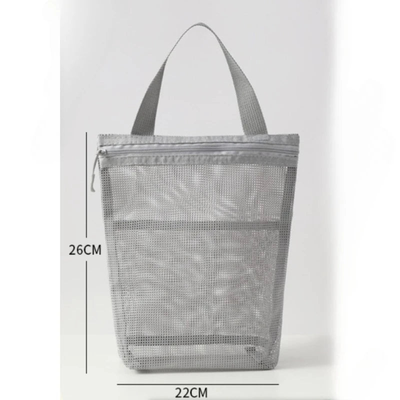 Large Mesh Toiletry Bag 22x26cm – Travel & Makeup Organizer Travel Toiletry Bag Zpaxo