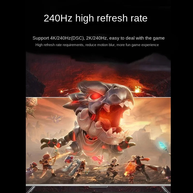 Displayport 1 4 Cable 8K 60Hz 4K HDR 165Hz Display Port Audio Video Zpaxo