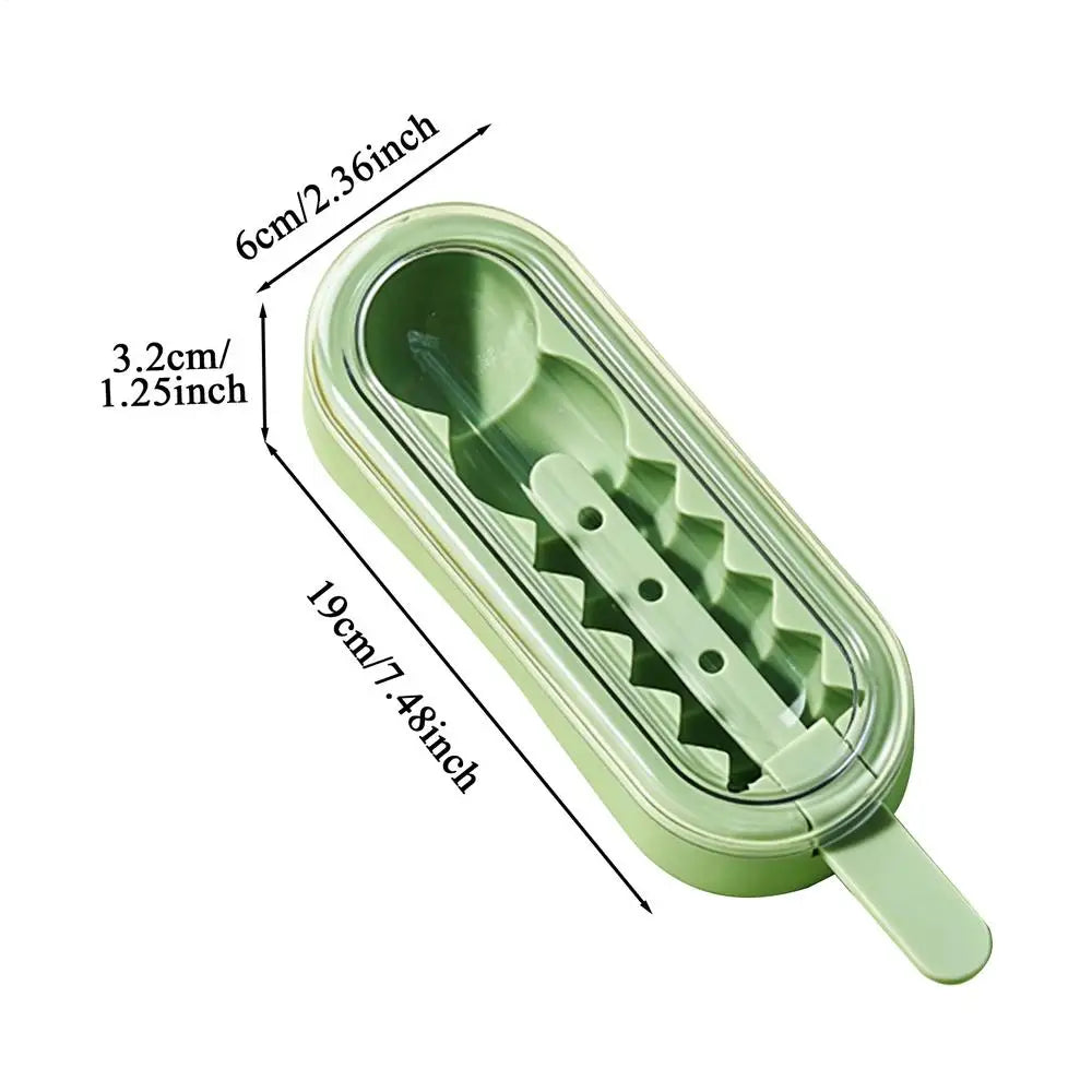 Silicone Ice Cream Mold with Sticks – DIY Ice Pop Maker Ice Pop Mold Zpaxo Green