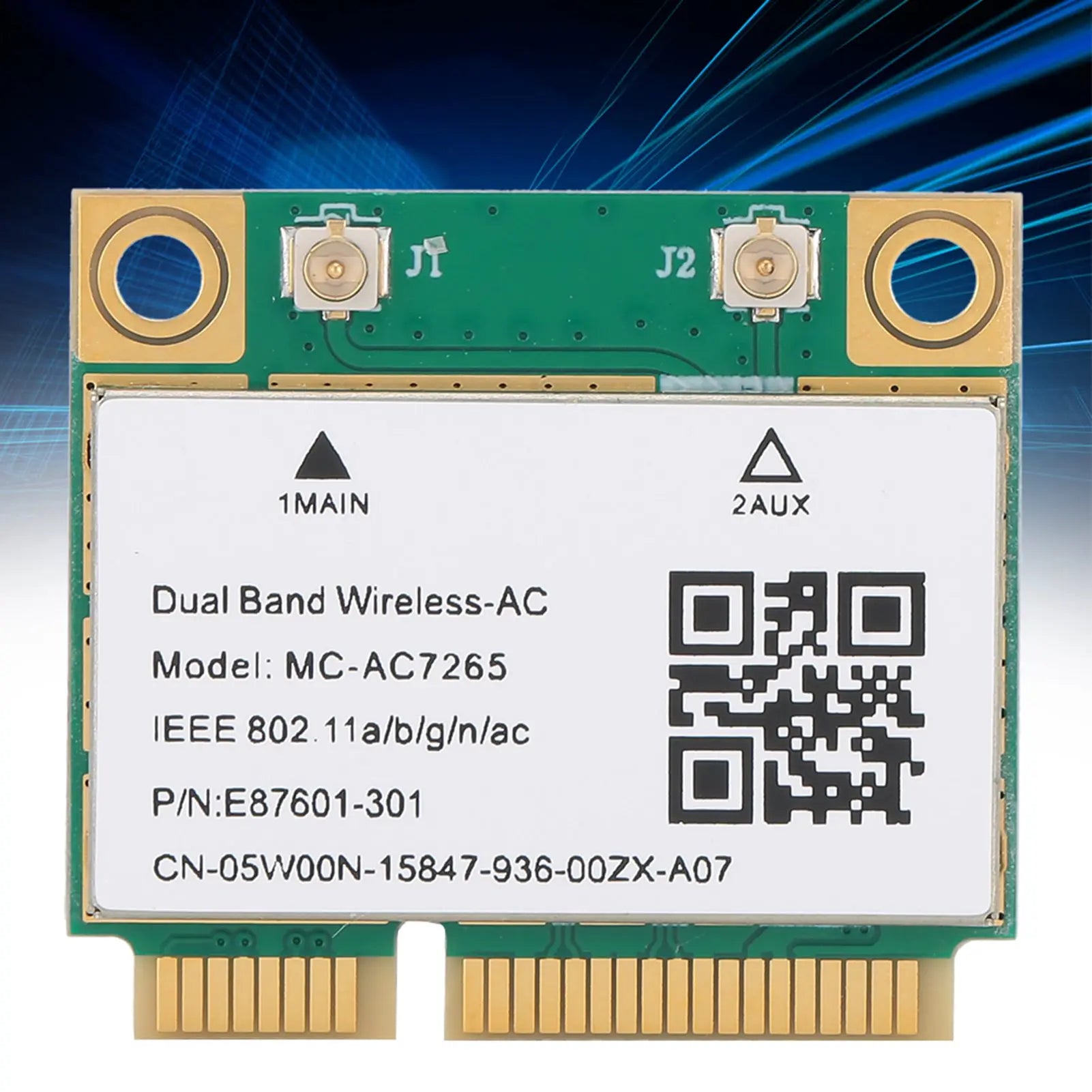 Network Card Mini PCI E Gigabit Dual Band Bluetooth 4 2 Wireless Wifi