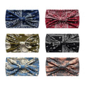 6Pcs Twisted Wide Headbands for Women Large Turban Workout Headband Fashion Yoga Hair Bands Boho Twisted Thick Hair Accessories Zpaxo 6Pcs
