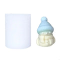Snowman Silicone Mould Knitted Designs Craft Making