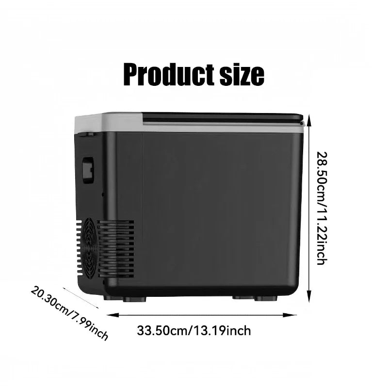 220V Home Refrigerator 12V Car Refrigerator Outdoor Freezer Heater 10L Mini Auto Cooler & Warmer Electric Fridge Portable Icebox Zpaxo