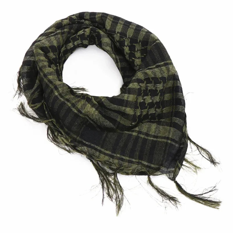 Keffiyeh Tactical Desert Scarf – Unisex Shemagh Head Wrap