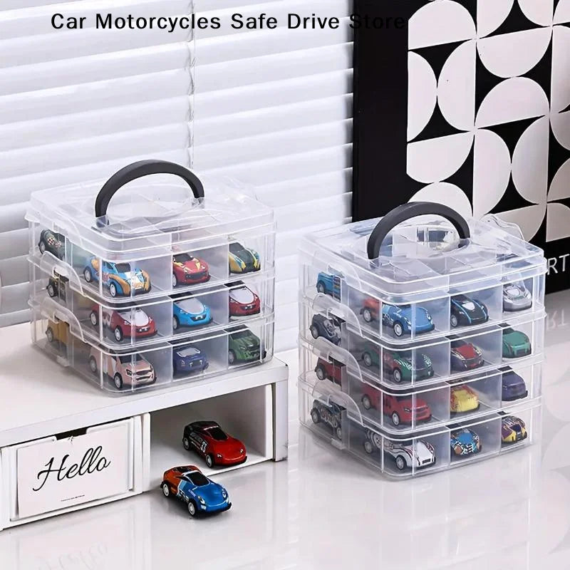 CM1pc Transparent Minimalist Toy Storage Box Dustproof Moisture-proof