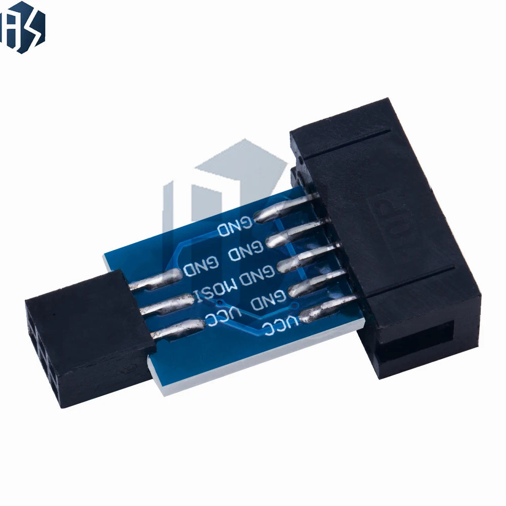 10-Pin 6-Pin Adapter Board AVRISP USBASP STK500 Programmers Universal Zpaxo