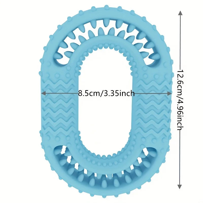 O-ring Dog Chew Toy TPR Pet Teeth Cleaning Interactive Cat Puppy