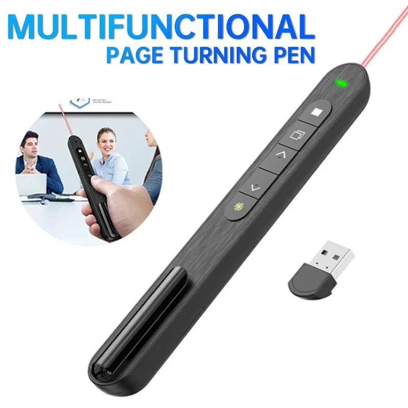 Portable PPT Clicker Wireless Presenter Remote Control Pen