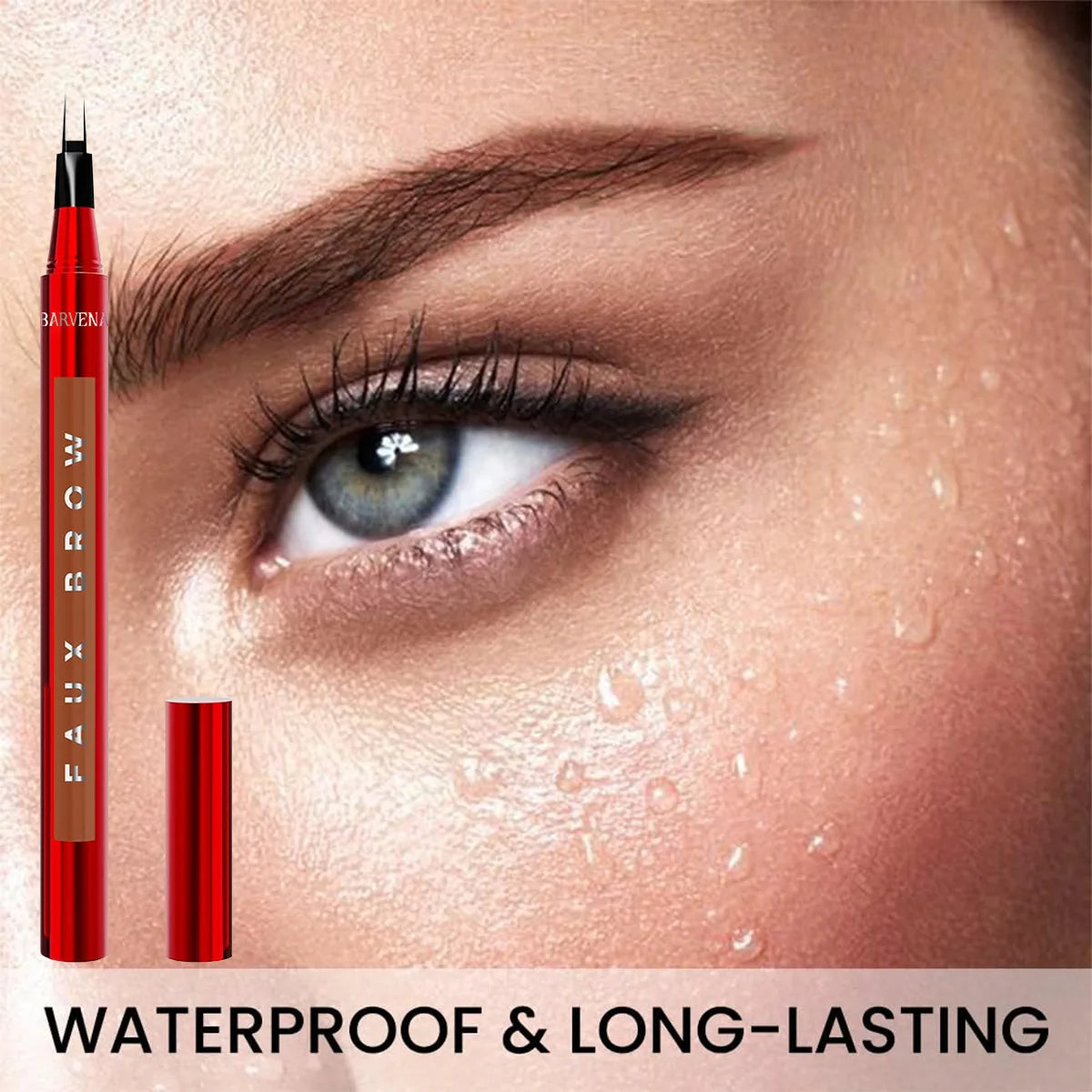 Ultra-fine Liquid Eyebrow Pencil Double-claw Long Lasting Easy Grip