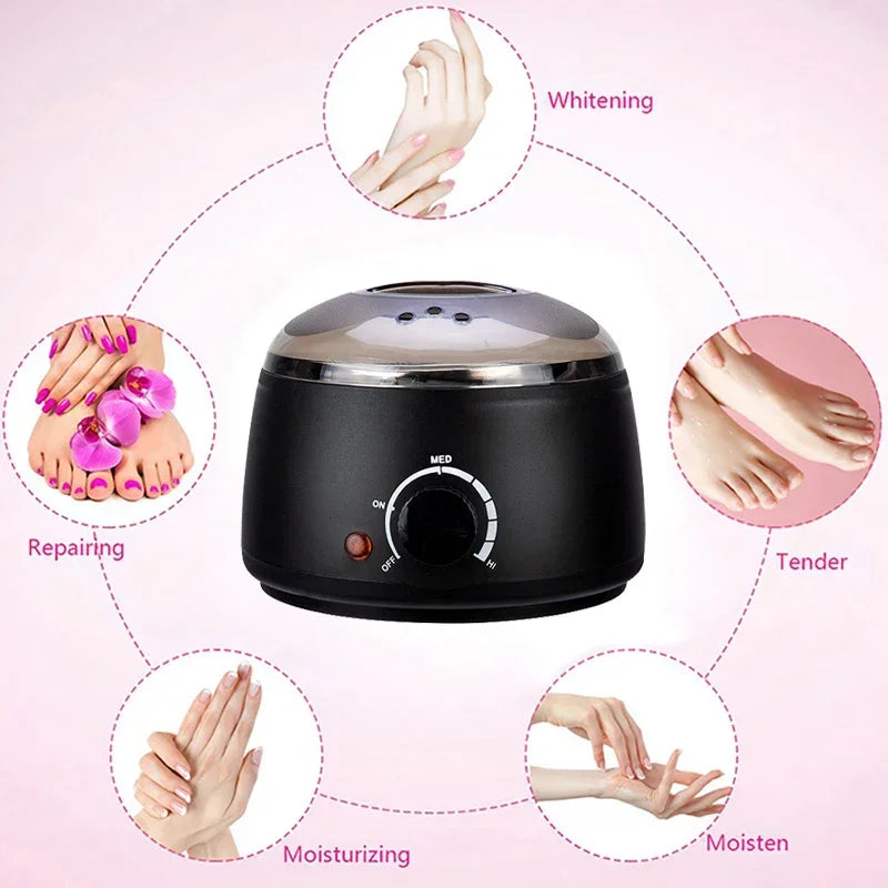 Portable Hair Removal Wax Melting Machine Kit & Wax Beans Wax Hair Removal Kit Zpaxo