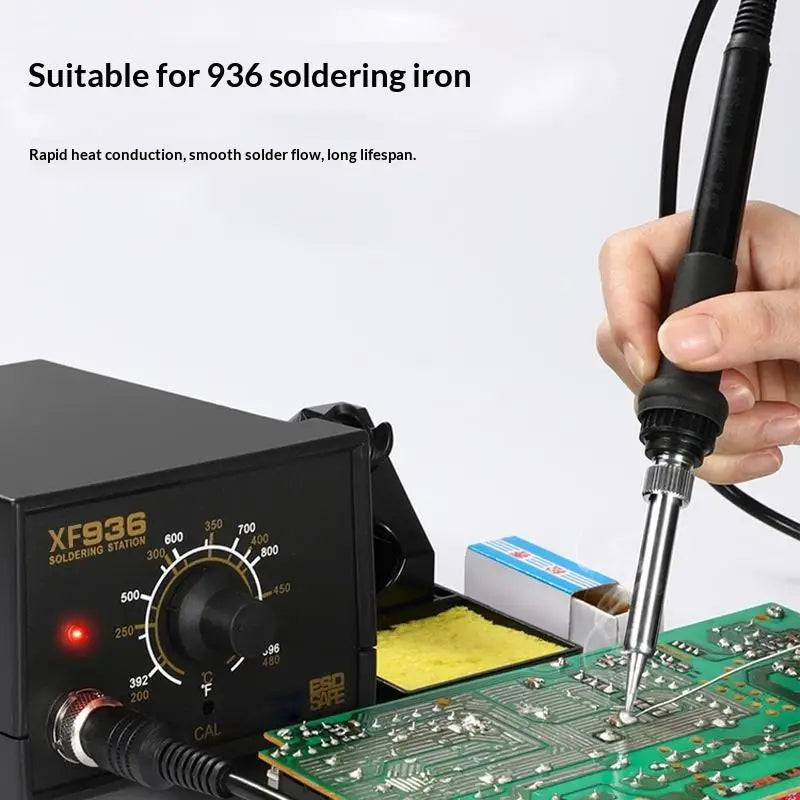 900M-T Pure Copper Soldering Iron Tips – 5 or 10 Pack Soldering Iron Tips Zpaxo