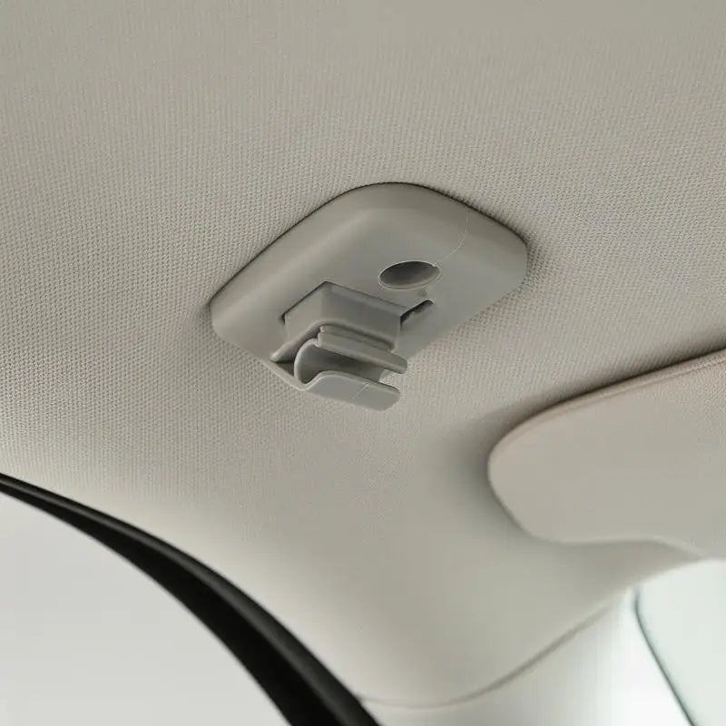 Car Sun Visor Clip Replacement | PP Material – Gray/Beige