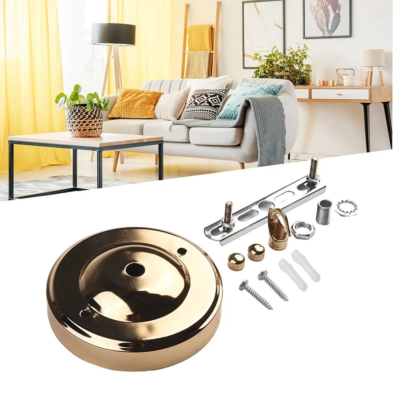 1Pc Lamp Part Ceiling Plate Holder Fitting Wall Hook Light Living Room Pendant Plate 10.5*6cm Household DIY Chandelier Decor Zpaxo