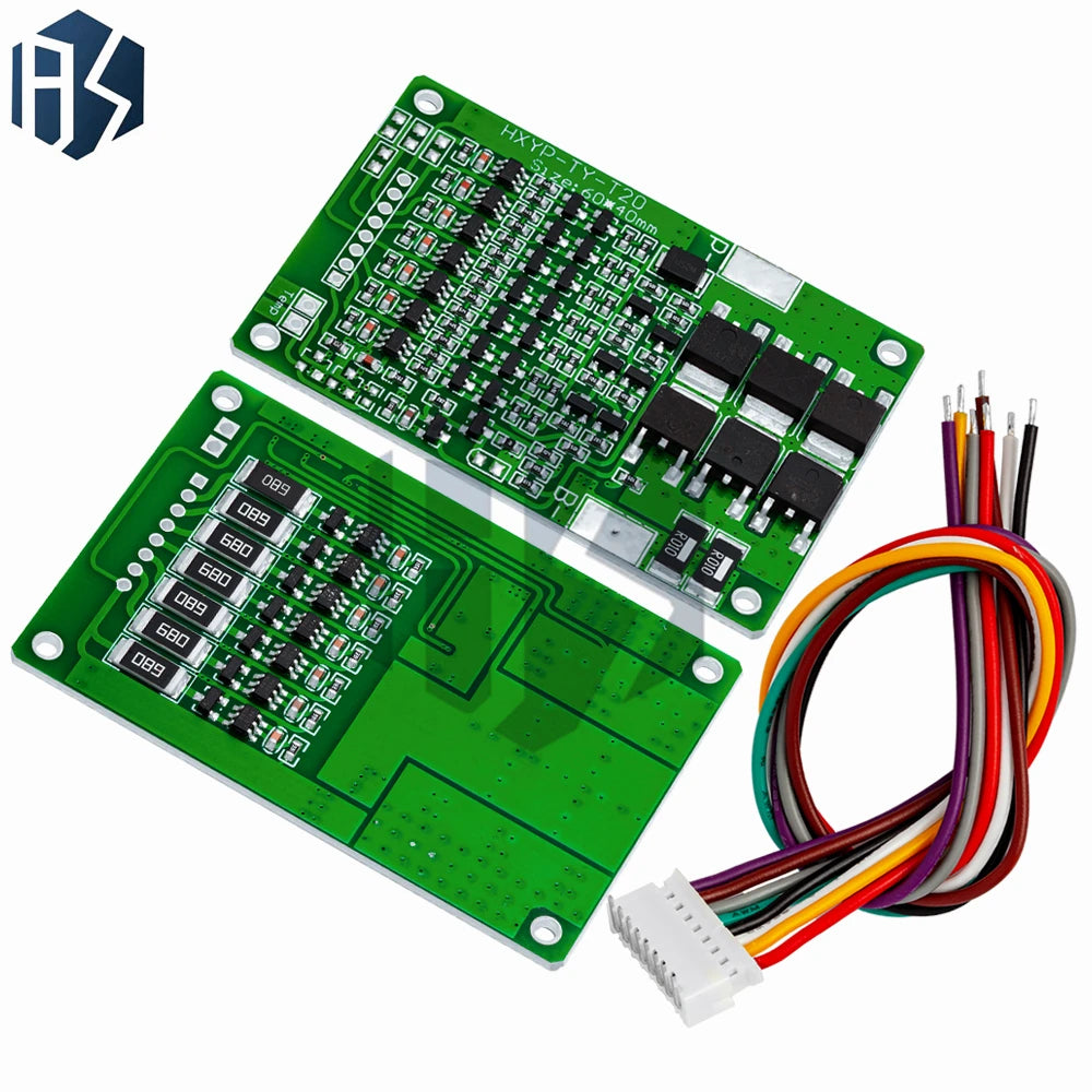 7S 25.9V 29.4V 7S 18650 lithium battery protection plate with balanced charge and discharge protection 15A current limit Zpaxo