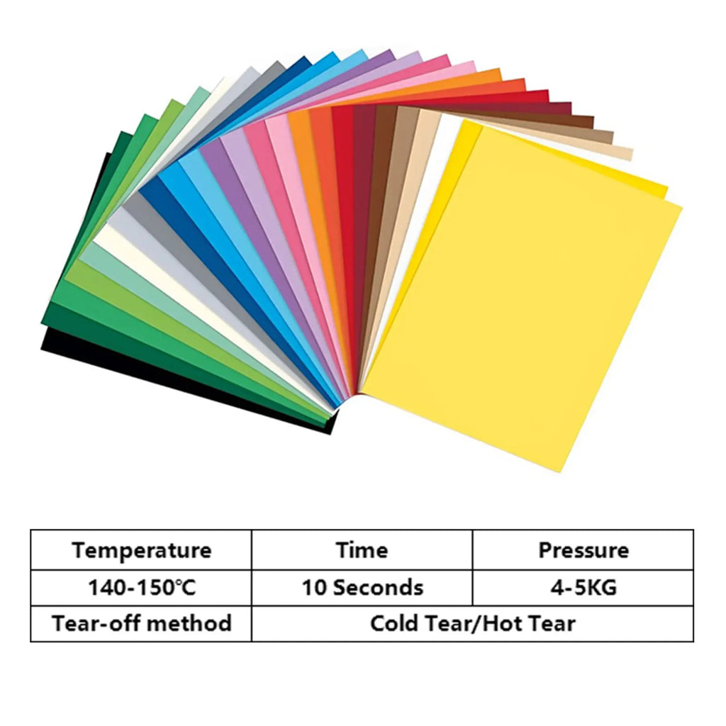 HTV Heat Transfer Vinyl for T-Shirts 11.8"x7.9" -20 Pack Perfect Iron On Vinyl for Cricut, Silhouette Cameo or Heat Press Machin Zpaxo