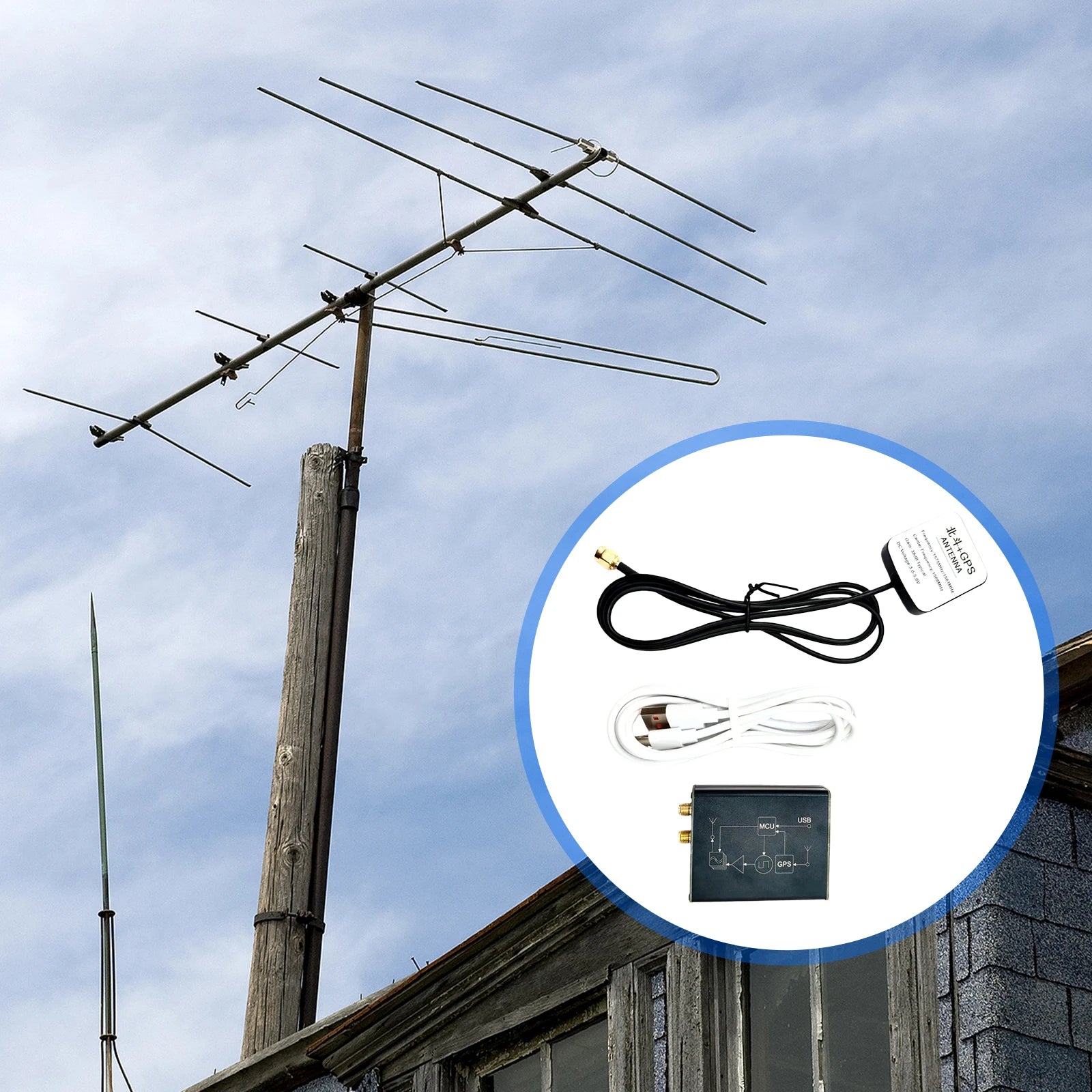 1-30MHz SI5351 WSPR Transmitter Hardware with TCXO GPS Auto QTH Positioning 23dBm Connector for Test Measurement Tool Accessory Zpaxo