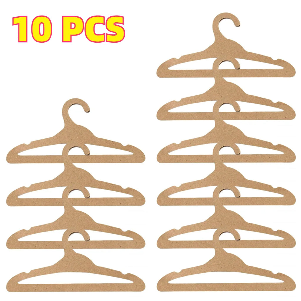 Disposable Cardboard Clothes Hangers – 10/20 Pack | Travel & Events