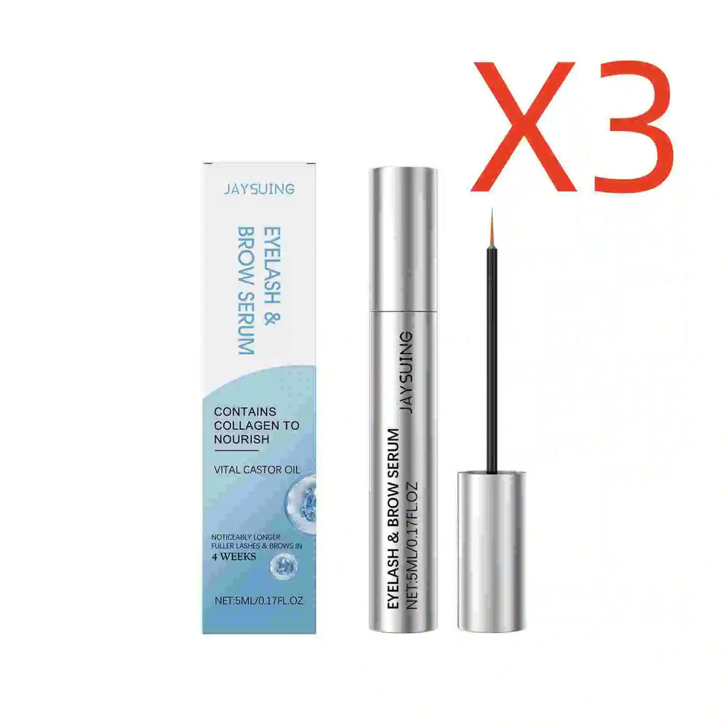 Jaysuing Eyelash Growth Serum – Thicker Longer Lashes & Brows Eyelash Growth Serum Zpaxo 3x5ml 15g