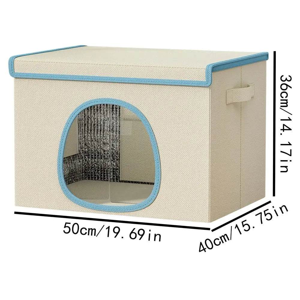 Cat Cooling Bed Portable Air Conditioner House Foldable Pet Igloo