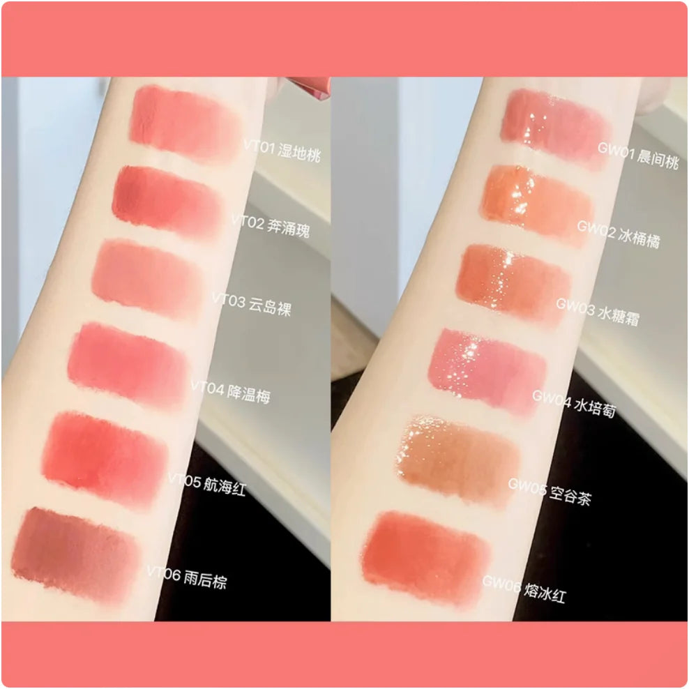 Into You Glow Lip Tint Mirror Light Velvet Gloss Long Lasting Glaze Zpaxo