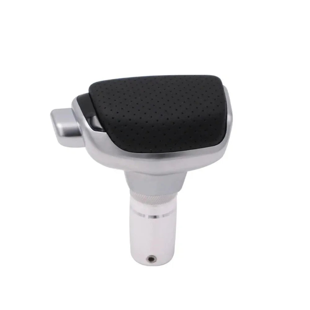 Metal Finish Car Gear Shift Knob Ergonomic Shape Premium Metallic Zpaxo Black
