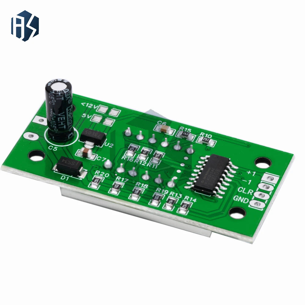 Digital Counter Module 0-9999 Range DC 4-25V LED Low-level Switching Zpaxo