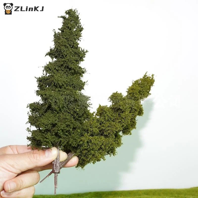 ▶1Pcs 14/21cm Model Pine Tree Train Layout Simulation Wire Tree Model Sand Table Material Handmade Diy Landscape Decor Zpaxo