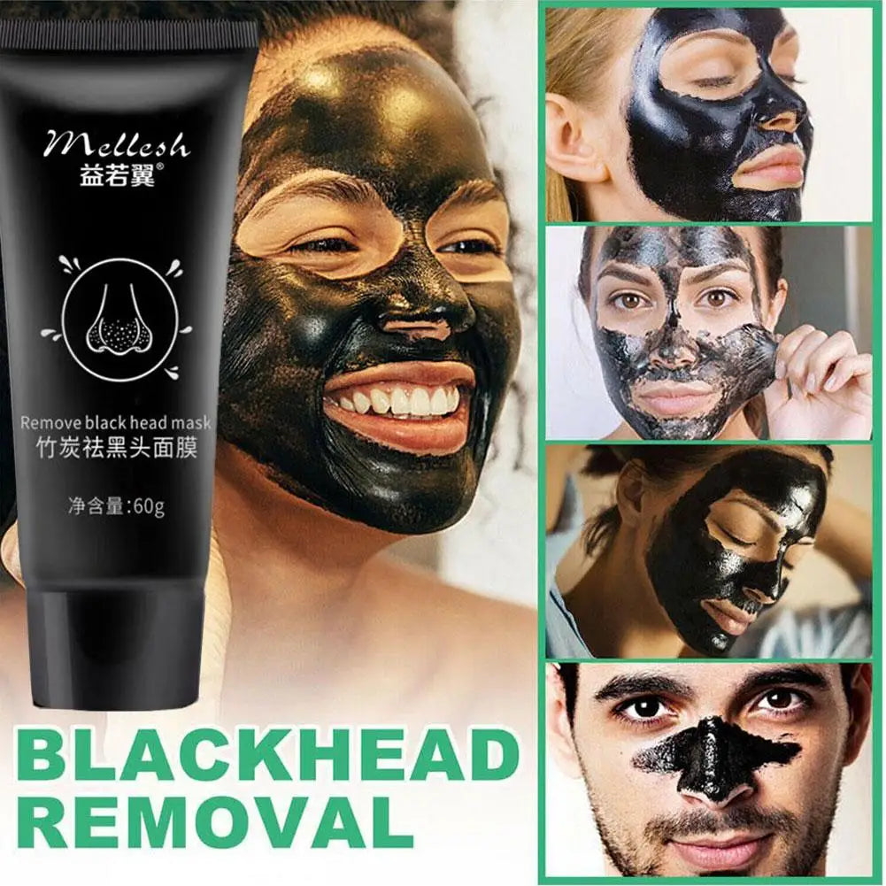 Bamboo Charcoal Blackhead Removal Peel-Off Face Mask 60g Peel-Off Face Mask Zpaxo