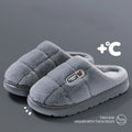 Big 50 51 Winter Slippers Women Men Thick Sole Indoor Home Warm