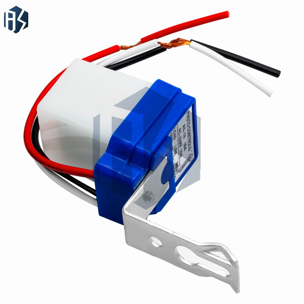 AS-10 Photocell Street Light Switch Automatic AC 220V 50-60Hz 10A DC Zpaxo