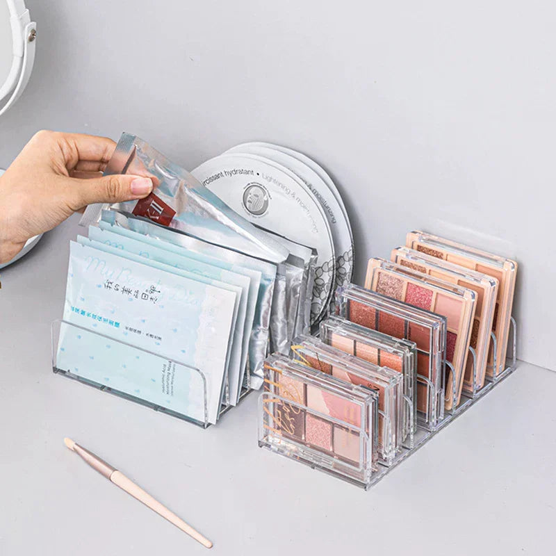 Makeup Organizer Desktop Multi-cell Display Box Blush Cosmetics Shelf Zpaxo