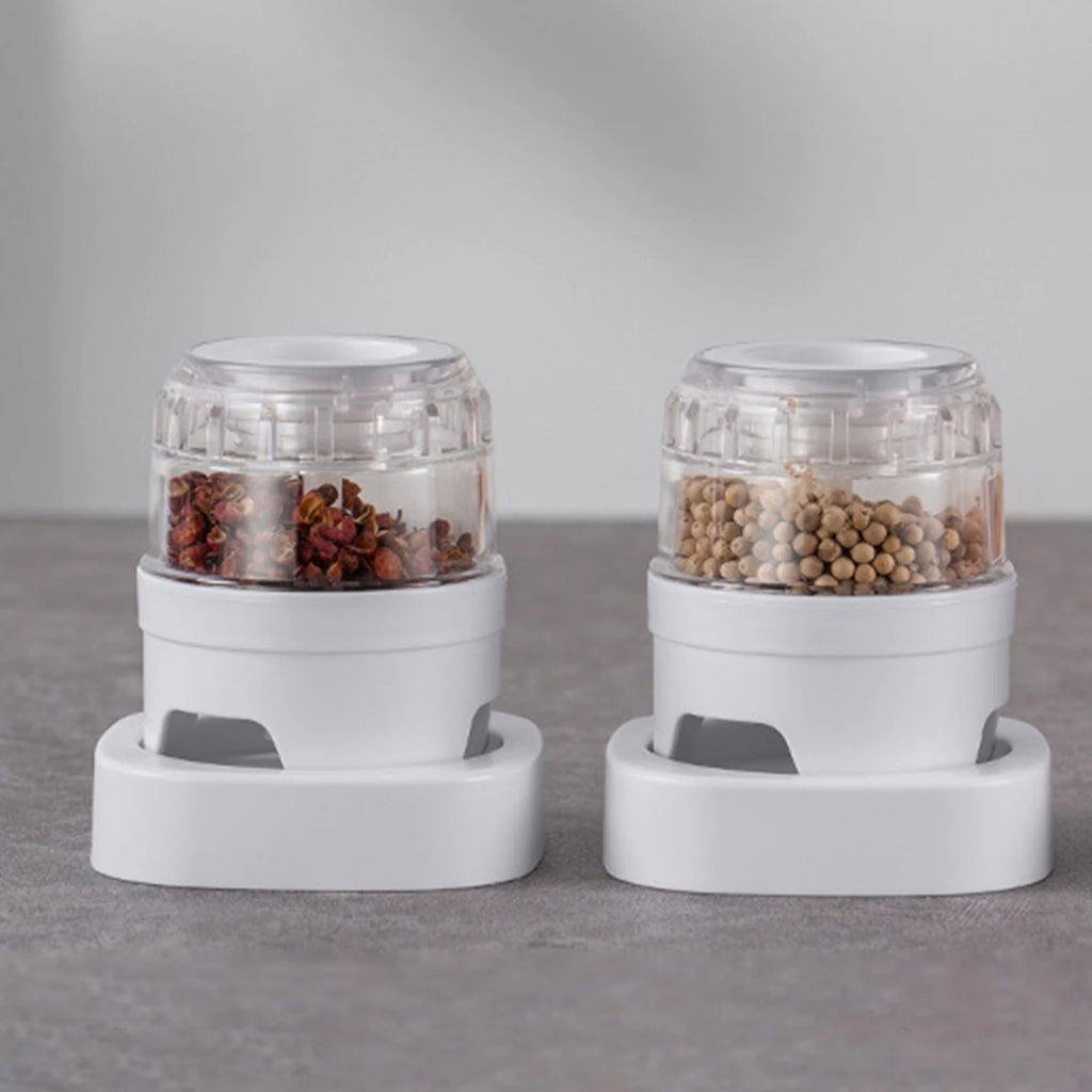 Quick Spice Grinder Pepper Grinder Mill Rechargeable Electric Salt Pepper Grinder Adjustable Spice Mill Automatic Kitchen Gadget Zpaxo