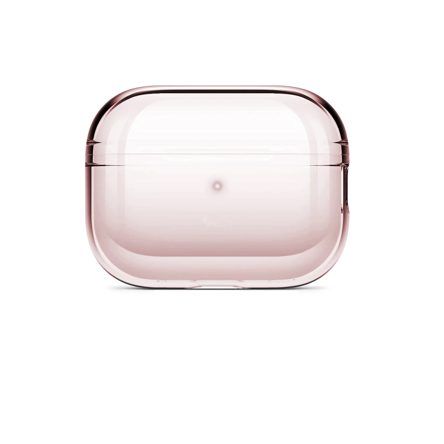 Soft TPU Earphone Case Lanyard Strap Airpods 2 Transparent Shockproof Zpaxo Pink case